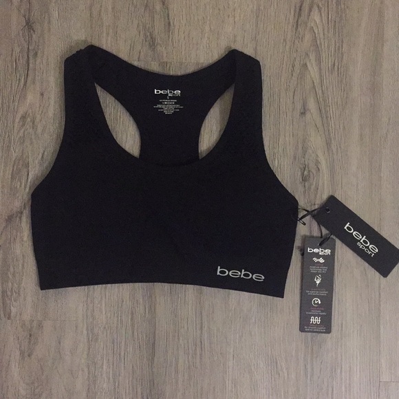 bebe Other - NWT Bebe Sport black sports bra size small